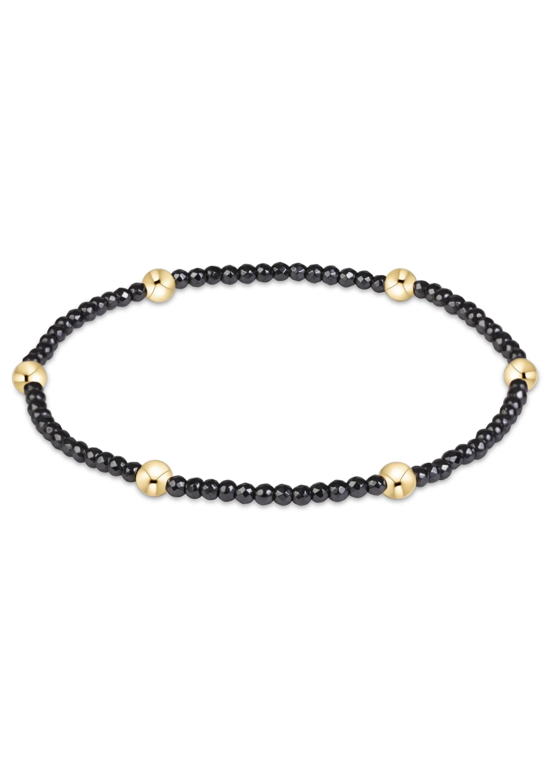 enewton Designs Presence Faceted Hematite 2mm Bracelet