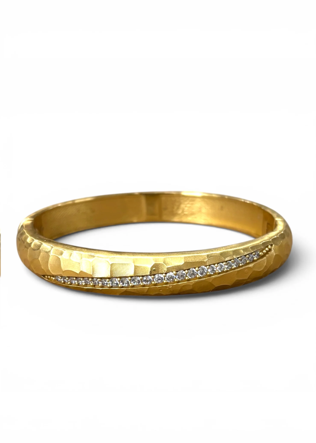 Tat2 Designs Gold Bianca Pave Bangle