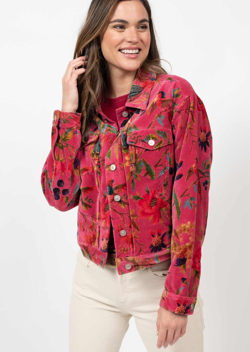 Ivy Jane Robin Printed Jacket