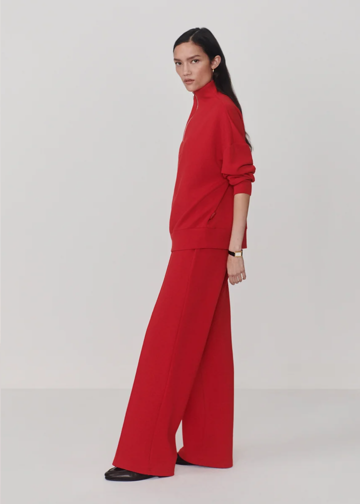 Varley The Wide Leg Pant 30" - Red Marl
