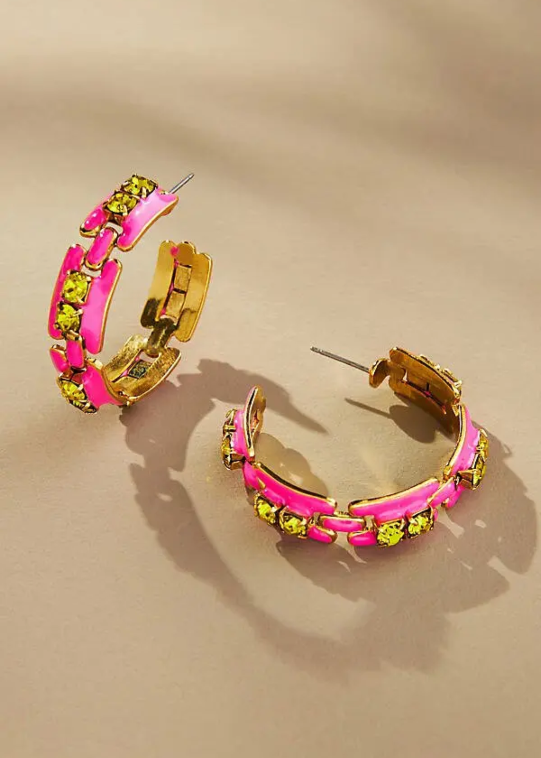 Tova Hillary Hoops - Pink