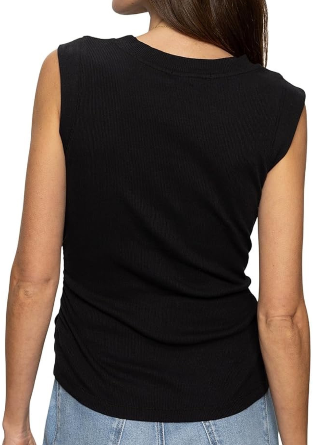 Sanctuary Clothing Ribbed Ruched Tank