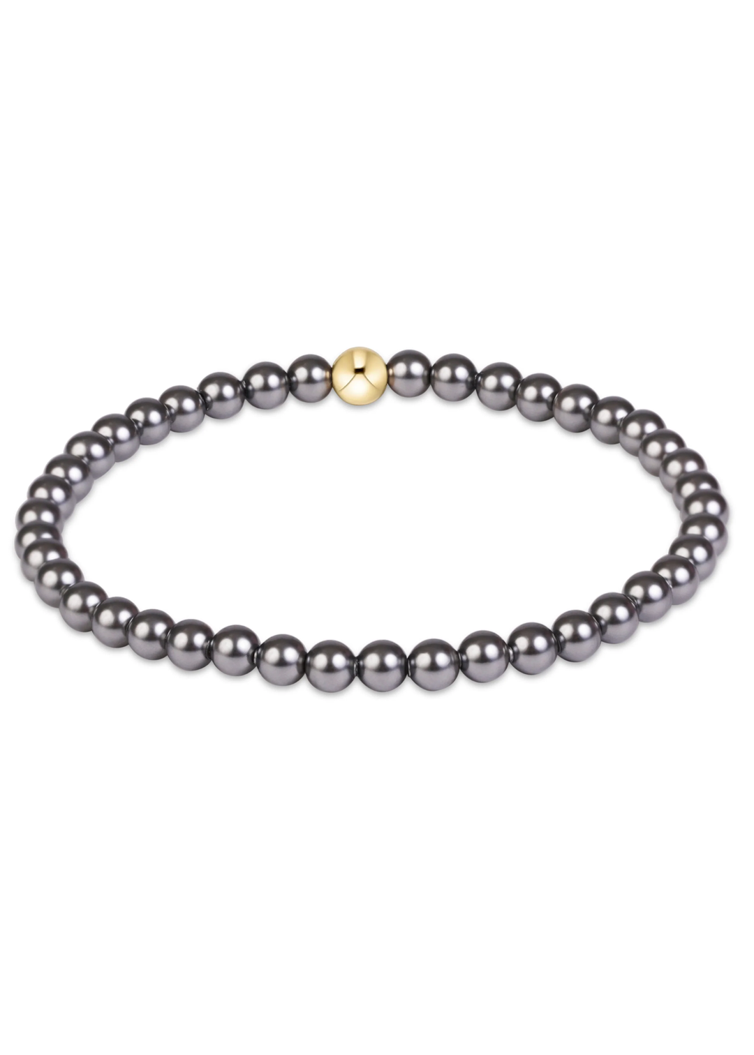 enewton Designs Classic Pearl Dark Grey 4mm Bracelet