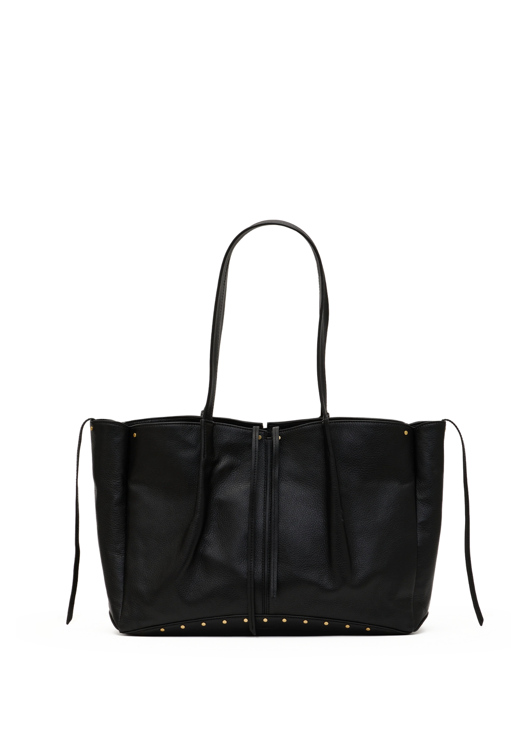 Hammitt Meryl Carryall Handbag - Black/Brushed Gold