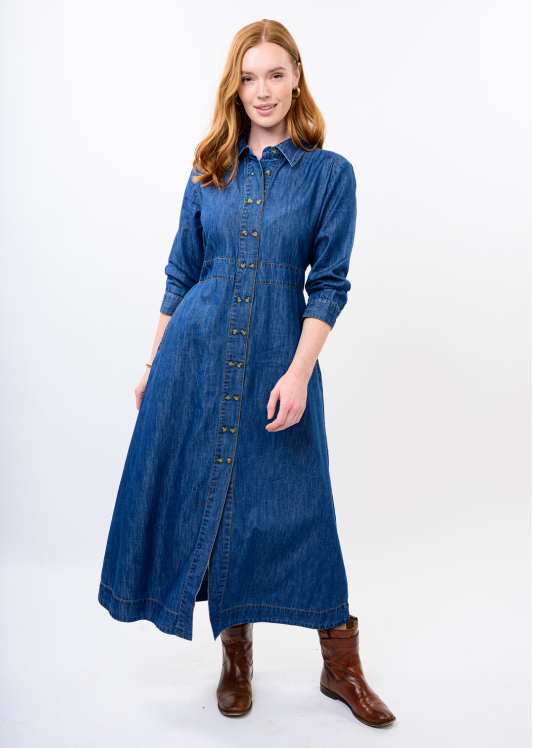 Uncle Frank Indigo Denim Dress