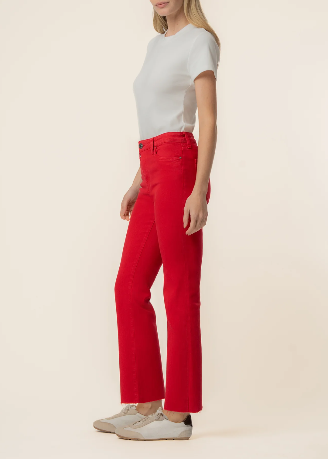 Kut From the Kloth Meg Wide Leg Jeans - Ruby Red