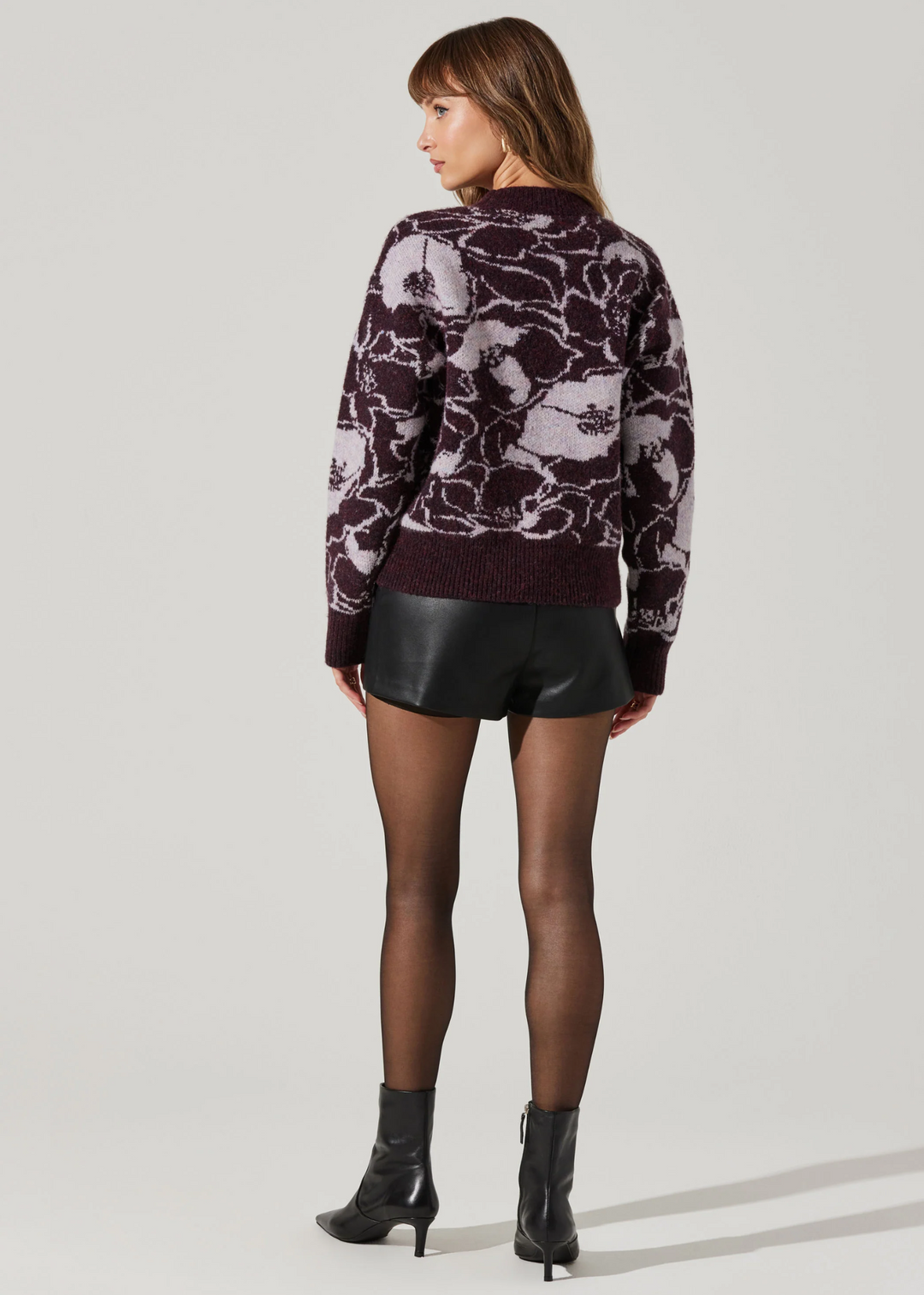 ASTR the Label Saria Floral Sweater