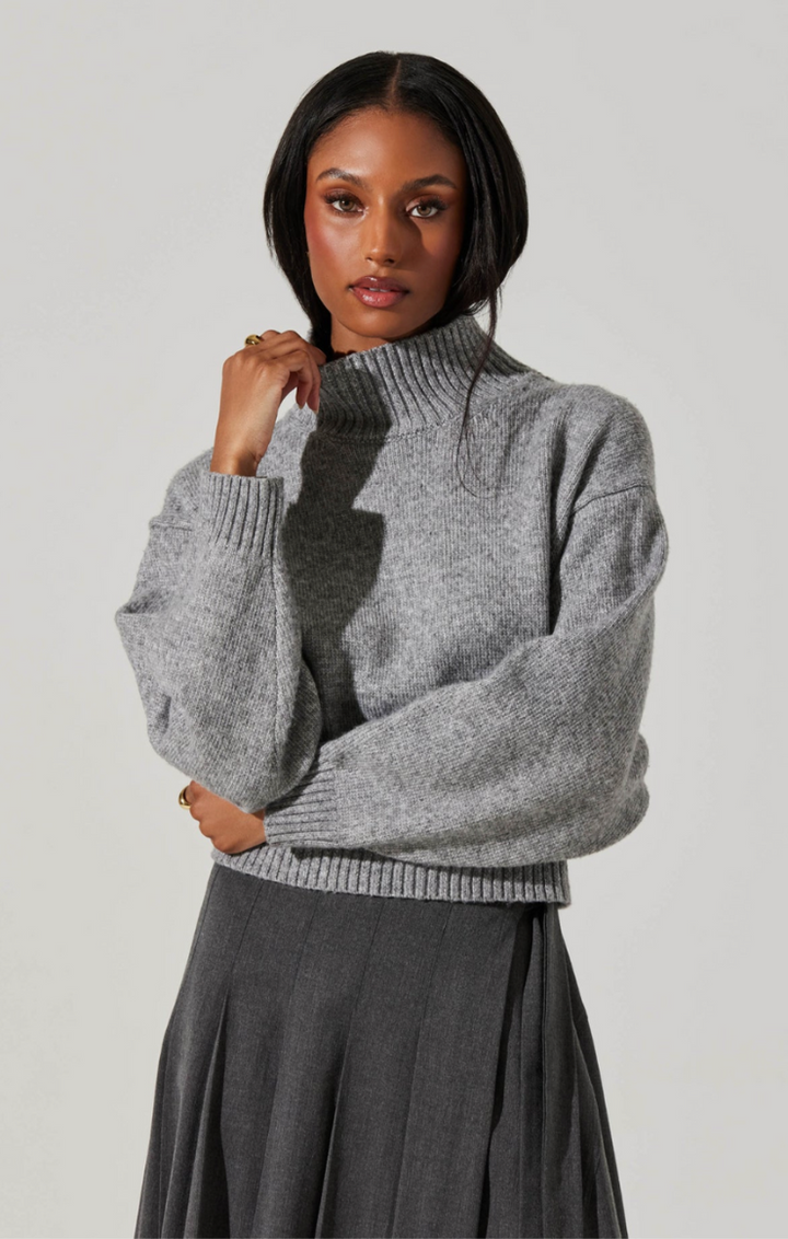 ASTR the Label Fiala Mock Neck Sweater