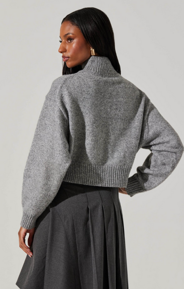 ASTR the Label Fiala Mock Neck Sweater