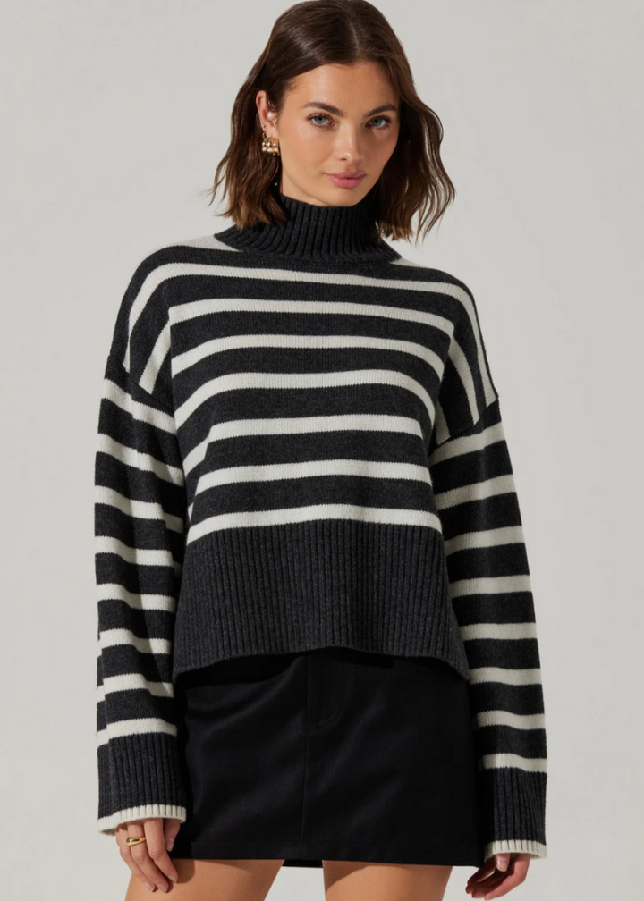 Astr Sophea Striped Sweater