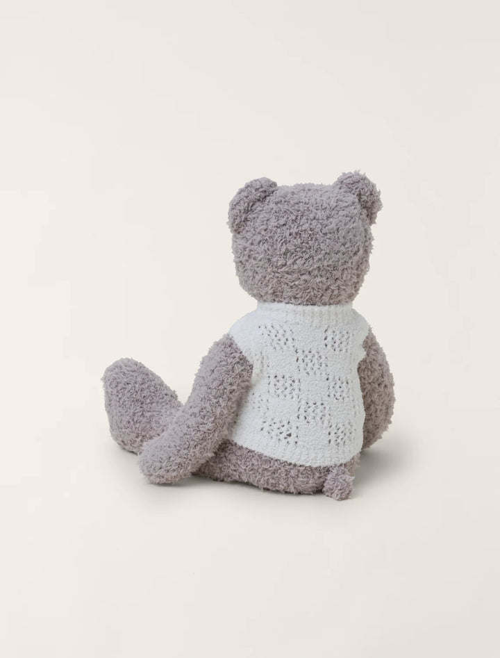 CozyChic Bear Buddie with Vest - Taupe/Cream