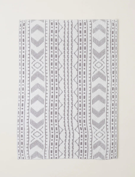 CozyChic Artisan Throw - Cream/Beach Rock