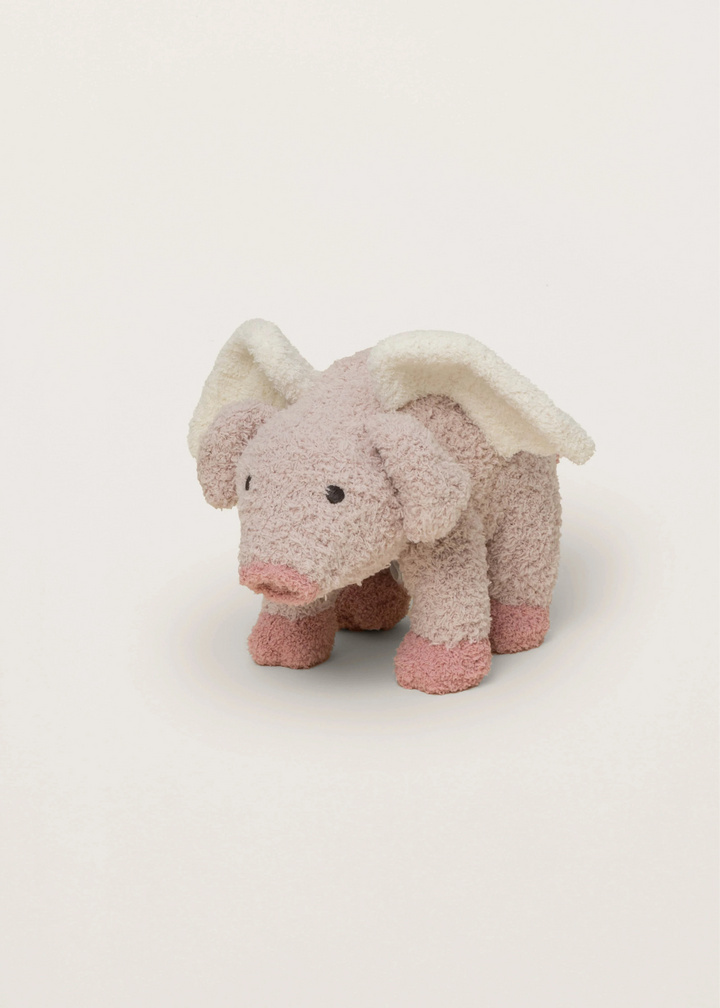 Barefoot Dreams CozyChic Flying Pig Buddie - Chai