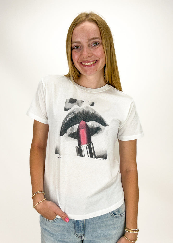 CPRESS Studio My Lips Are Sealed Mushie Tee