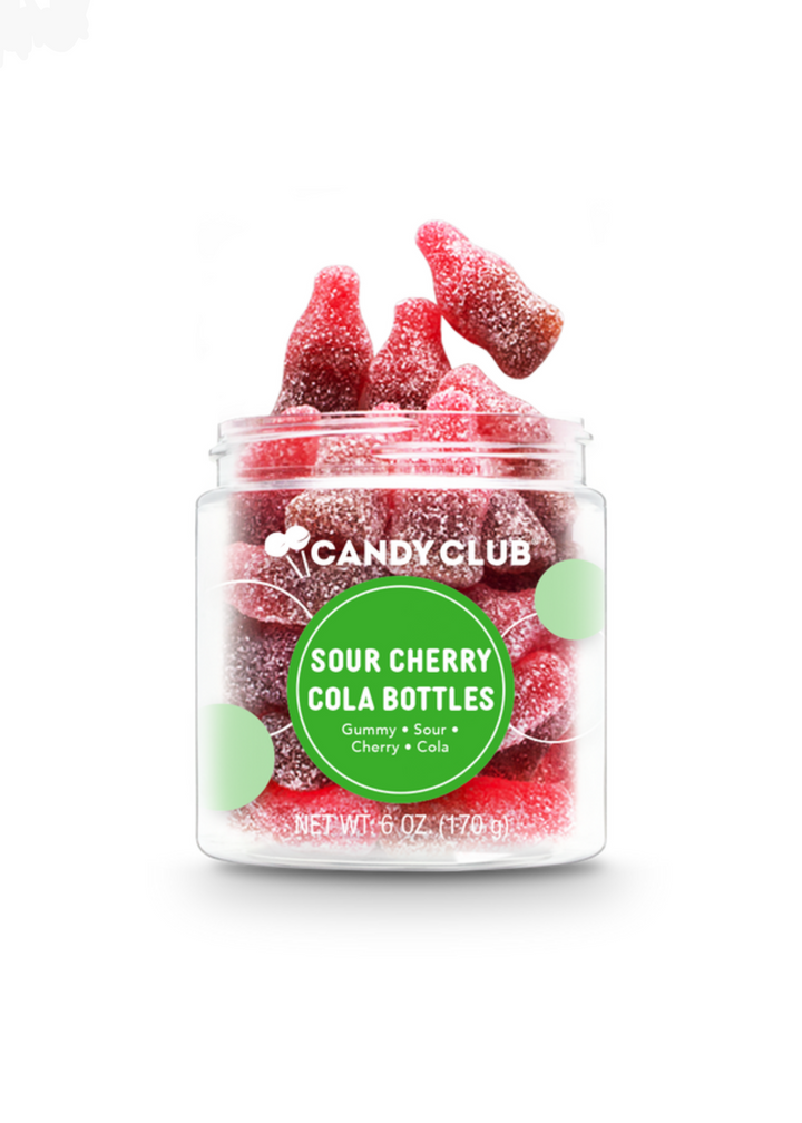 Candy Club Sour Cherry Cola Bottles Gummies