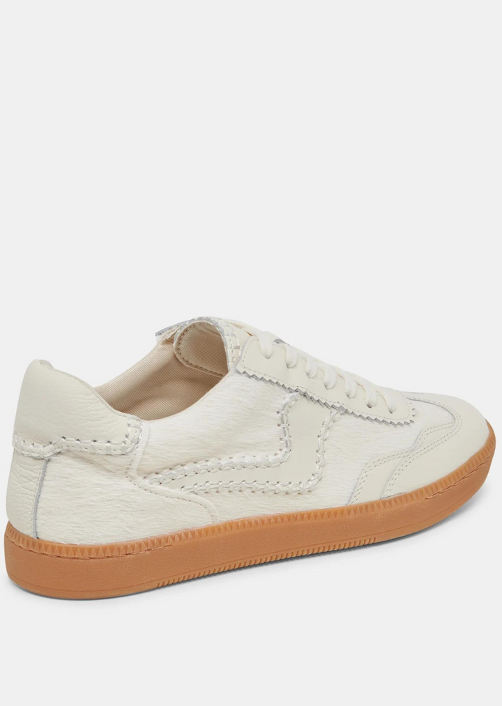 Dolce Vita Notice Stitch Sneaker in Ivory Calf Hair