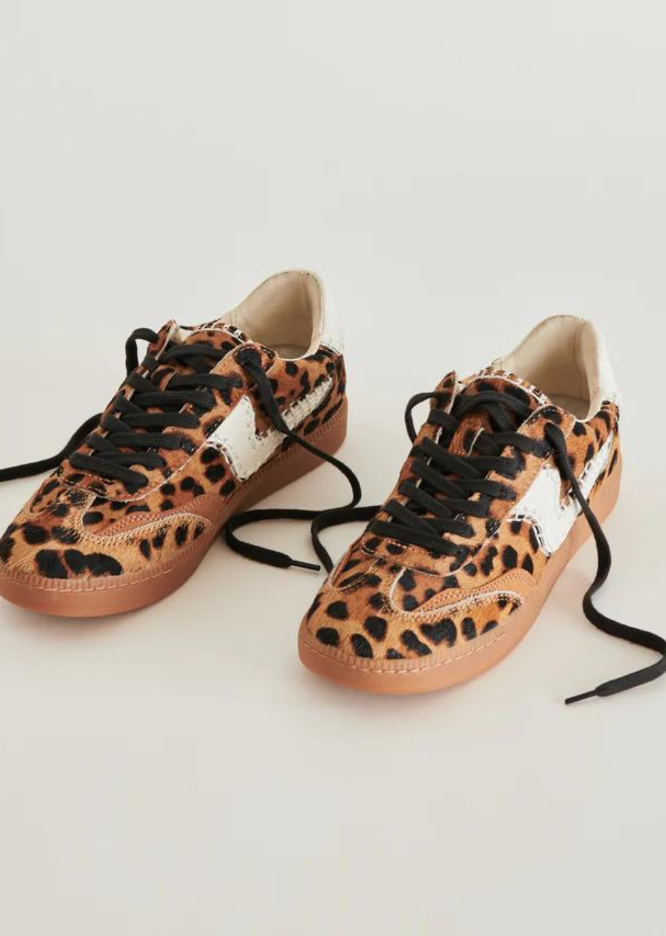 Dolce Vita Notice Stitch Sneaker in Leopard Calf Hair