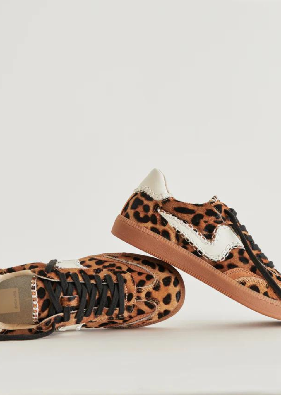 Dolce Vita Notice Stitch Sneaker in Leopard Calf Hair