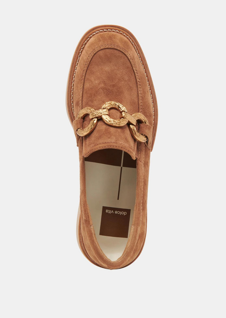 Dolce Vita Sheena Loafers in Brown Suede