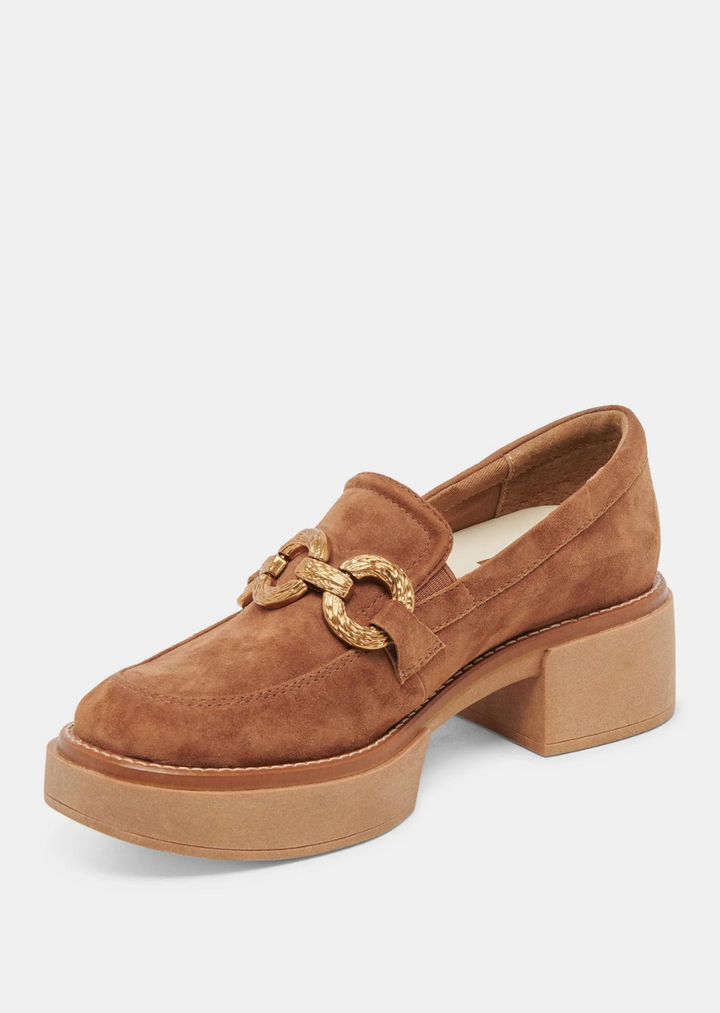 Dolce Vita Sheena Loafers in Brown Suede