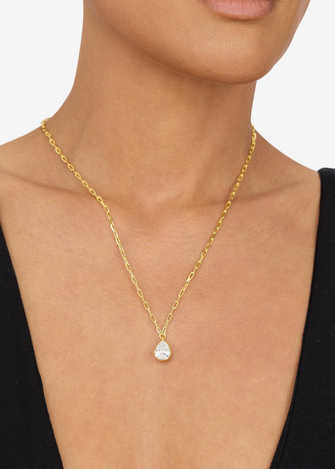 Melinda Maria Drop of Perfection Necklace - Gold