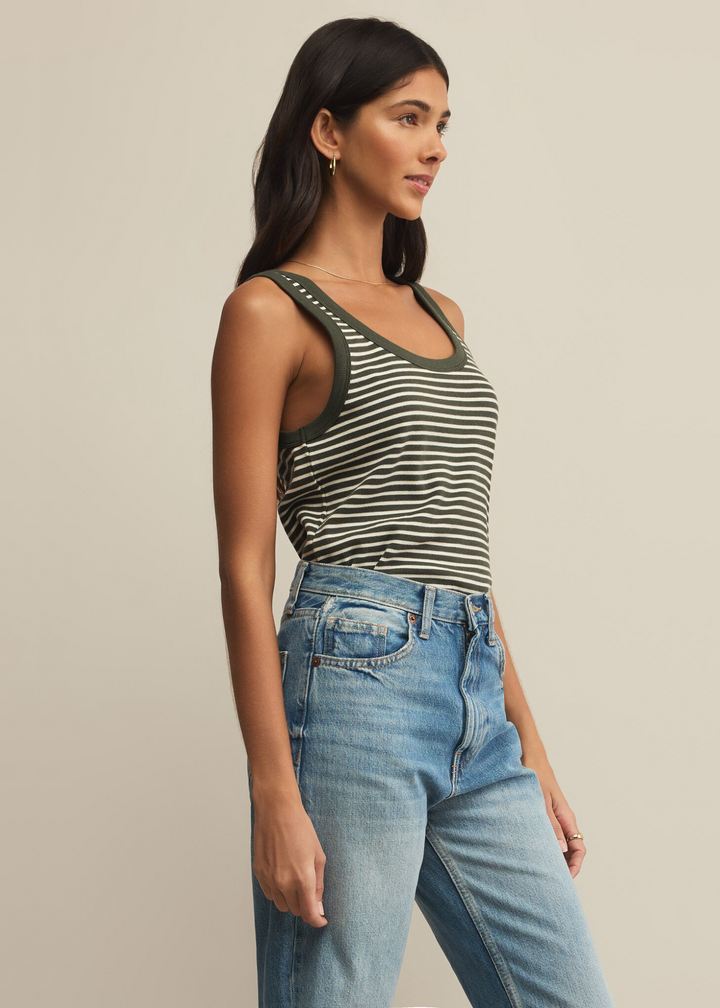 Z Supply Elin Stripe Rib Tank