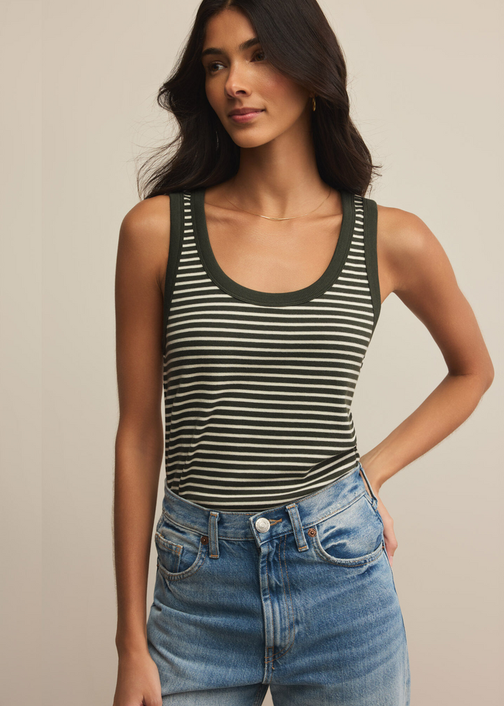 Z Supply Elin Stripe Rib Tank
