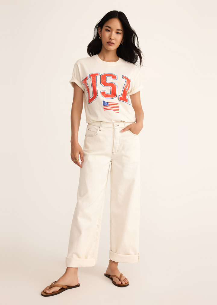 Z Supply Flag Boyfriend Tee