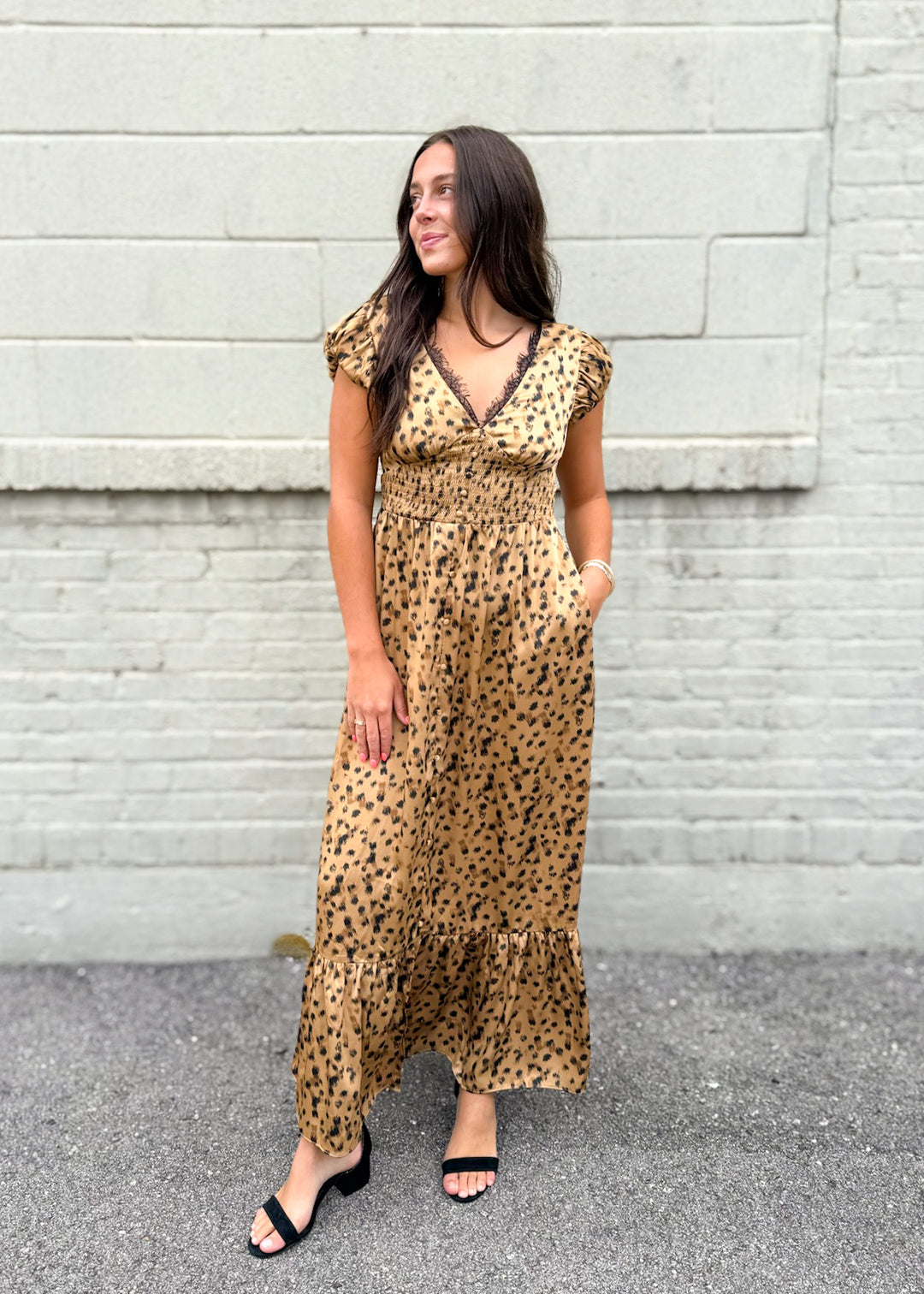 Lola Leopard Maxi Dress