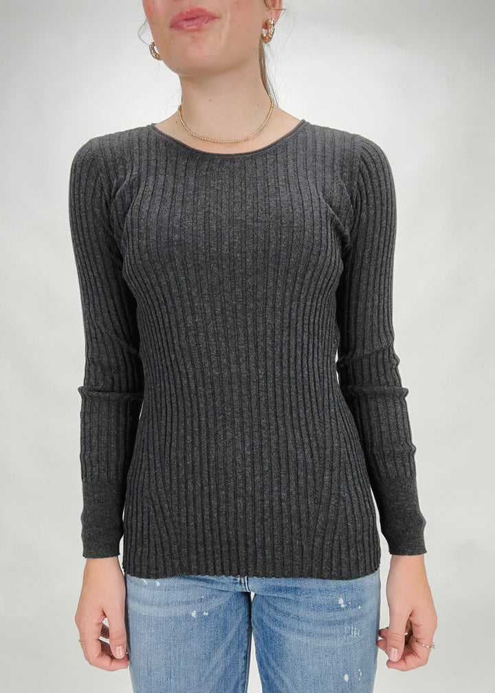 Katie Rib Crew Neck