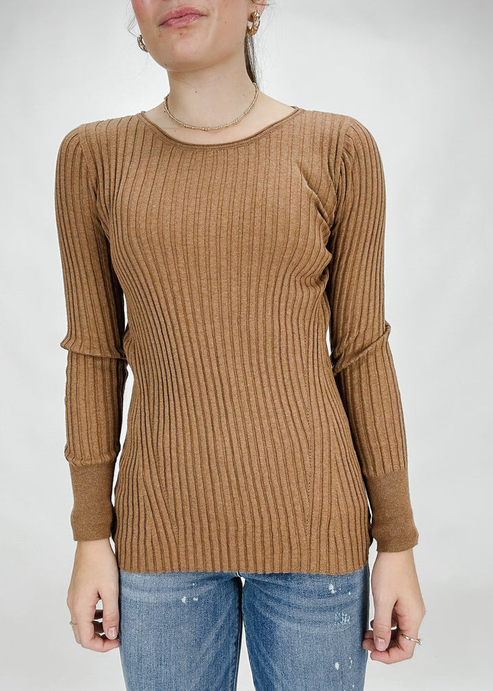 Katie Rib Crew Neck