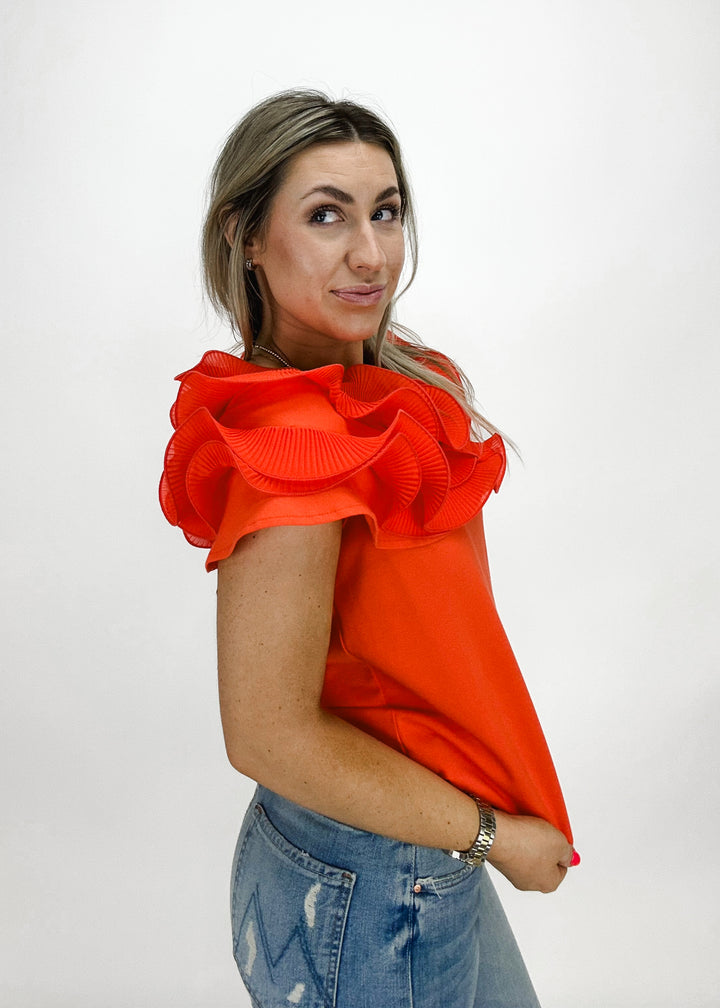 Meredith Ruffle Top