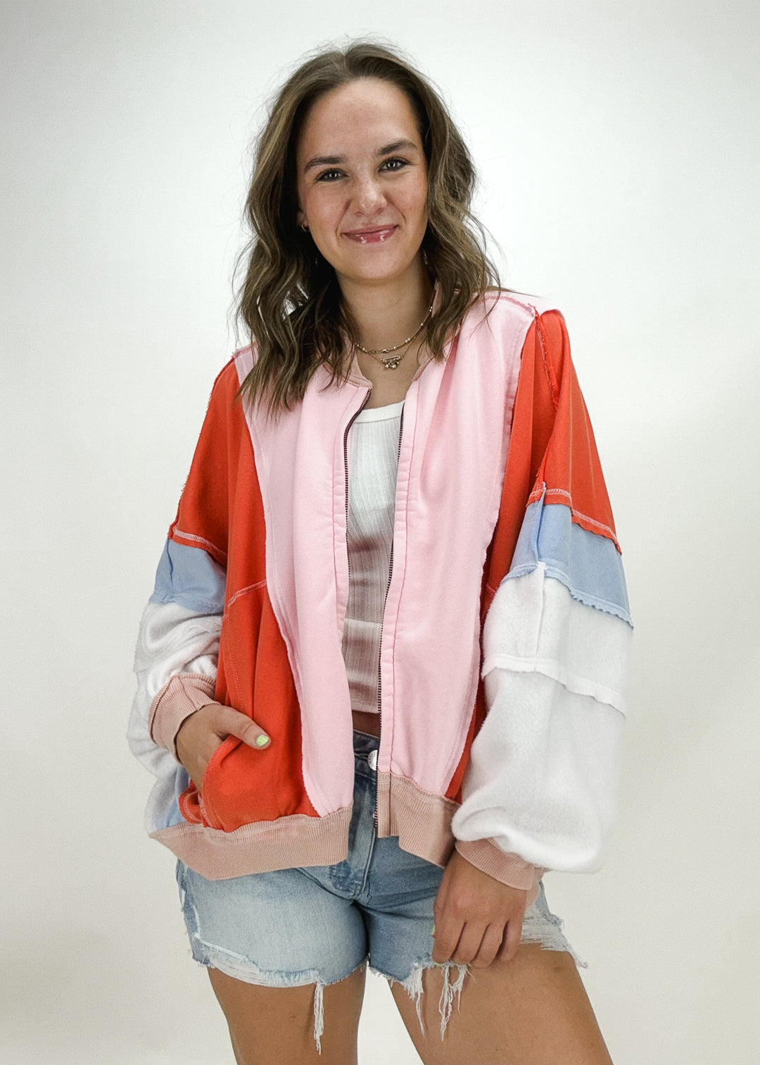 Phoebe Color Block Jacket