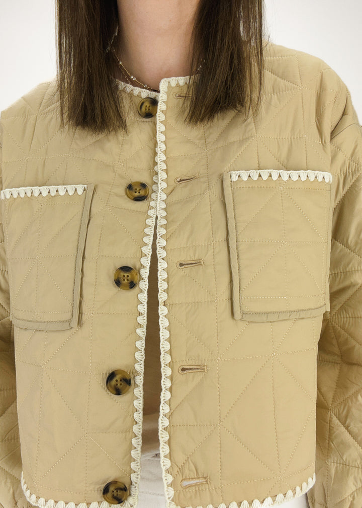 Dolce Cabo Roxanne Whip Stitch Cropped Jacket