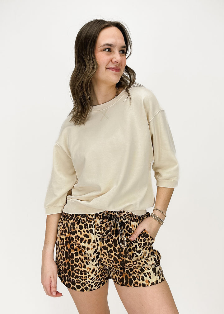 Jasmine Leopard Print Shorts