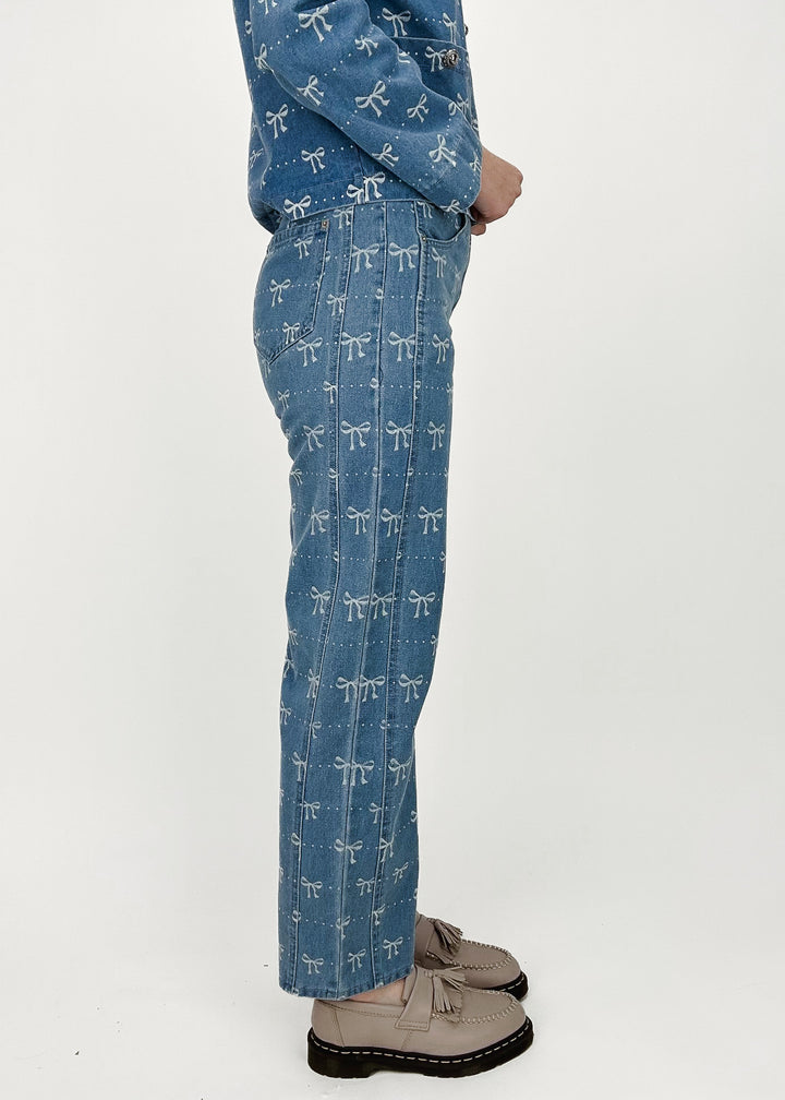 Presley Ribbon Barrel Jeans