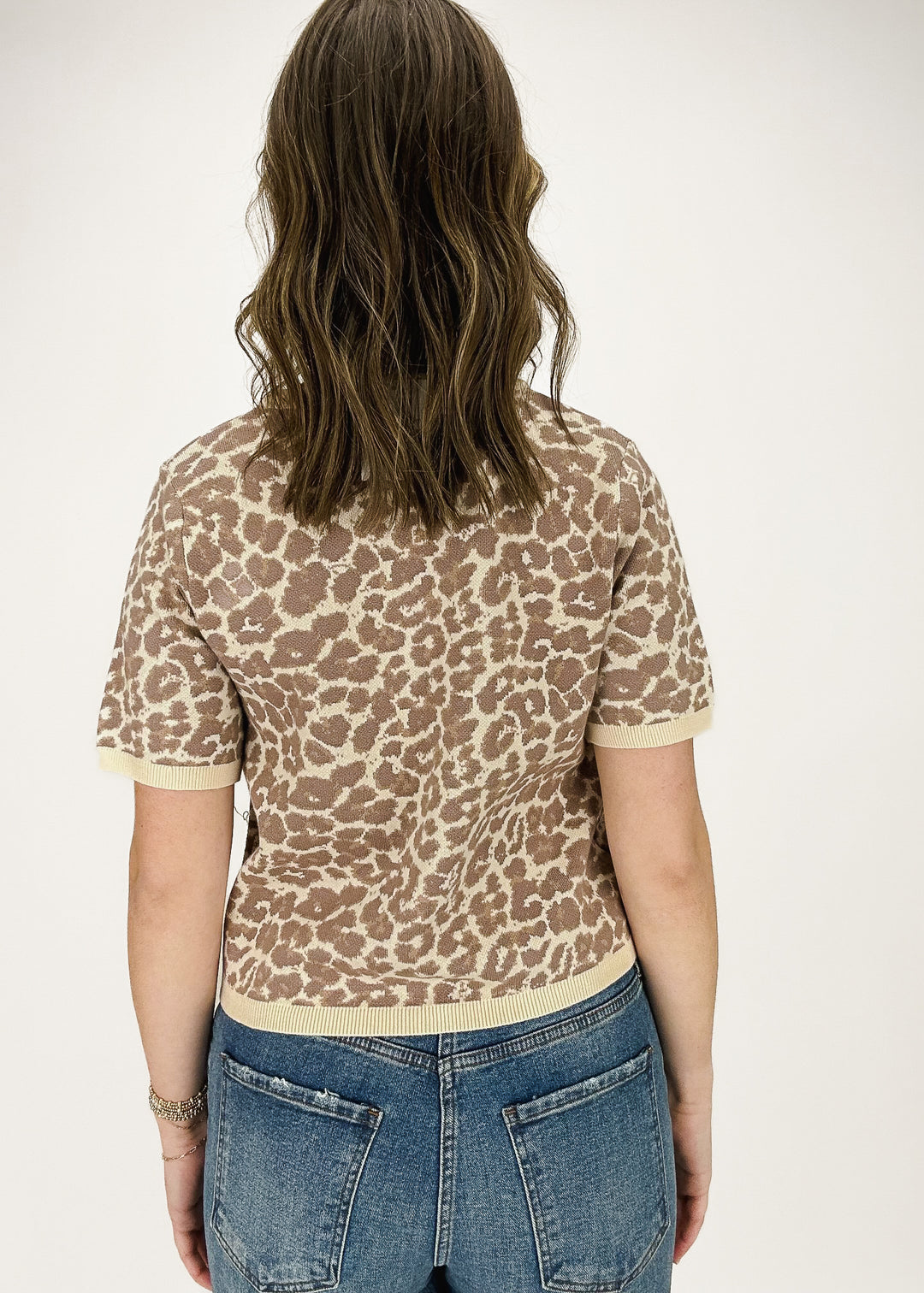 Katherine Leopard Print Cardigan