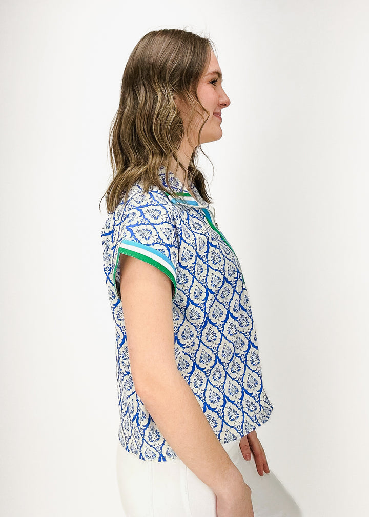 Margaret Half Zip Top