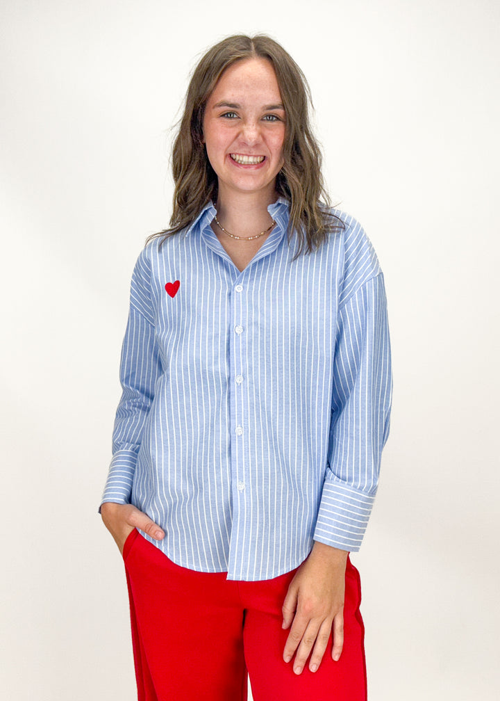Shelby Striped Button Down