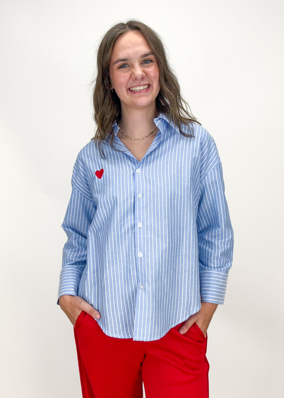 Shelby Striped Button Down