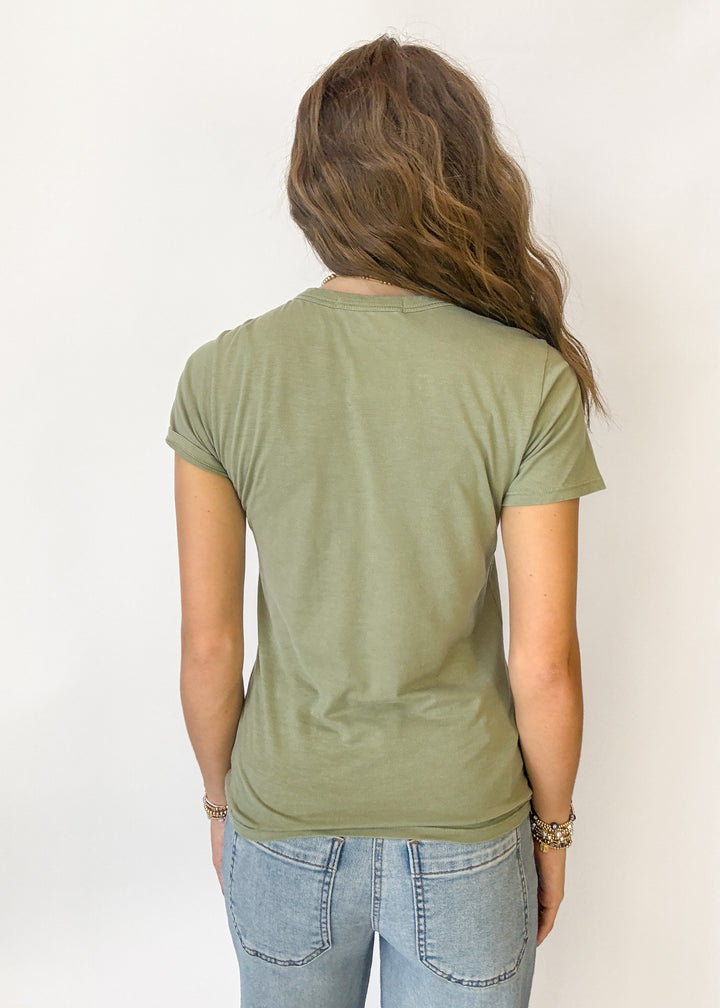Project Social T You Got It Washed Baby Tee - Sage Leaf