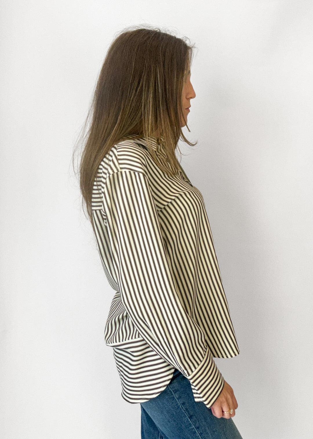 Chloe Striped Button Down