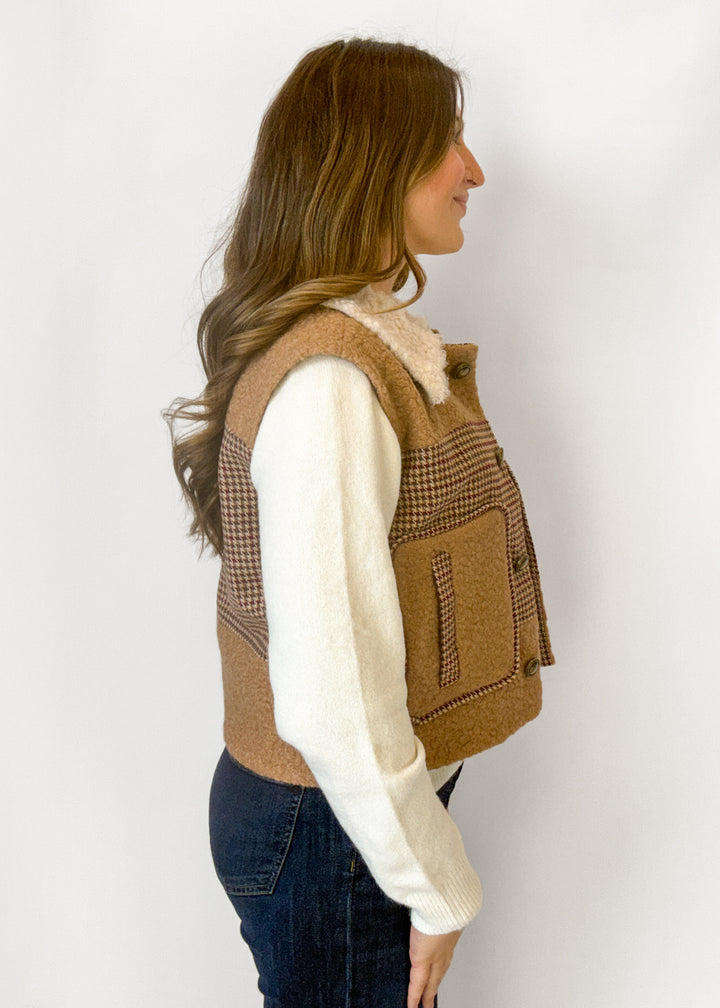 Ellie Fur Collar Vest