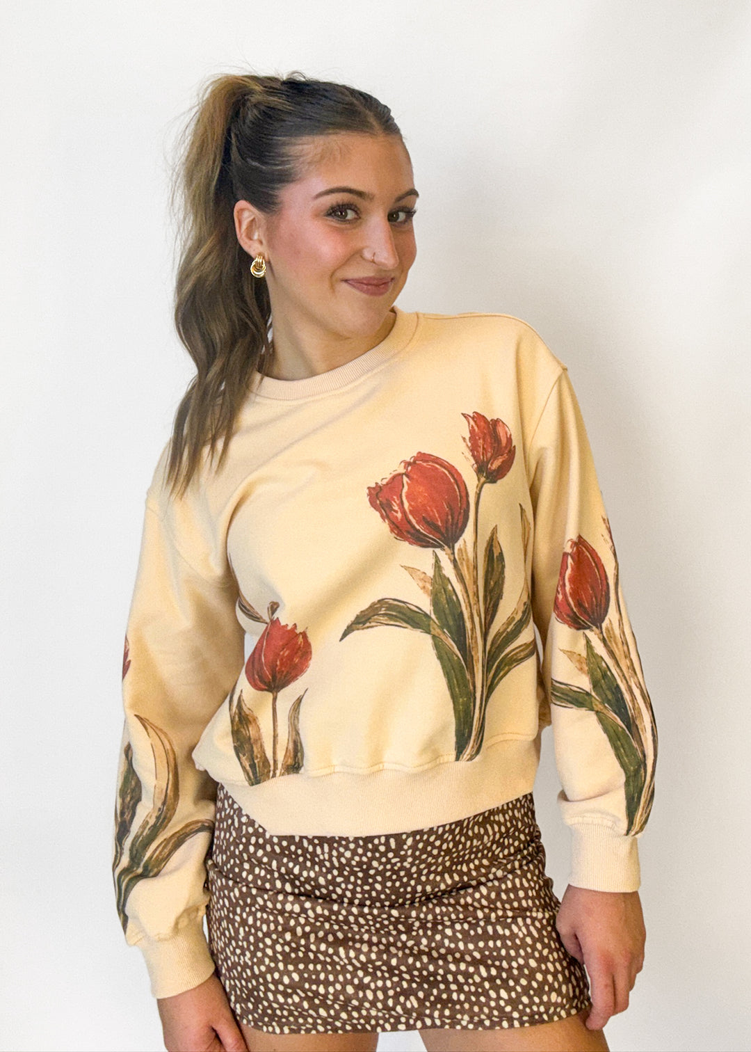 Josie Floral Sweatshirt