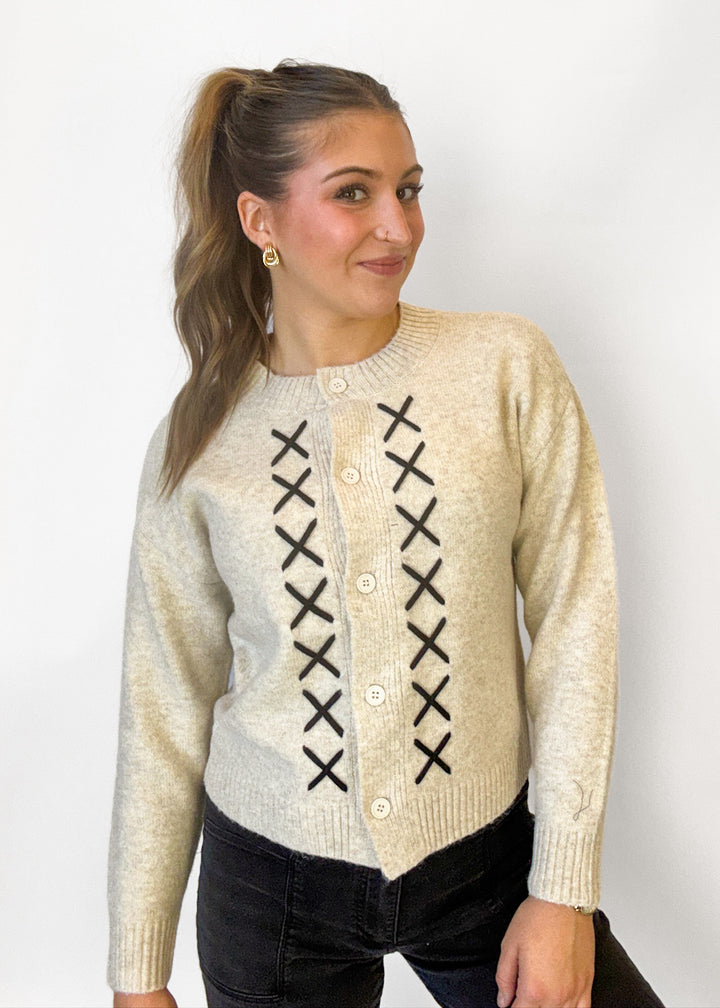 Sarah Embroidered Cardigan
