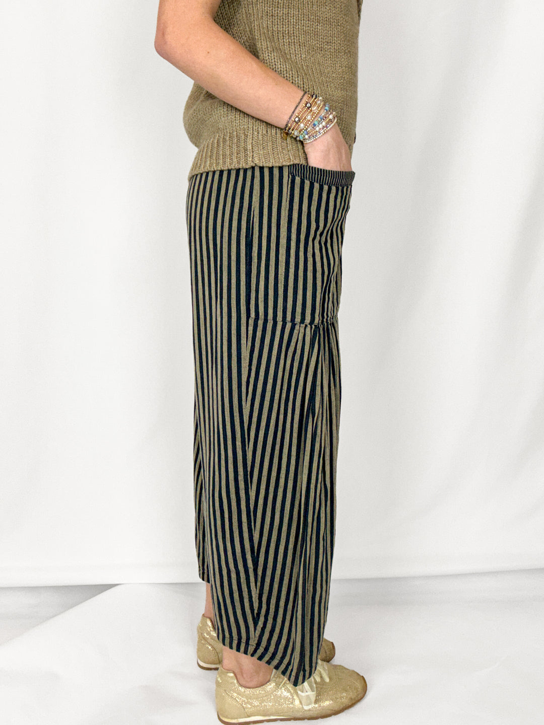 Alex Striped Wide Leg Pants