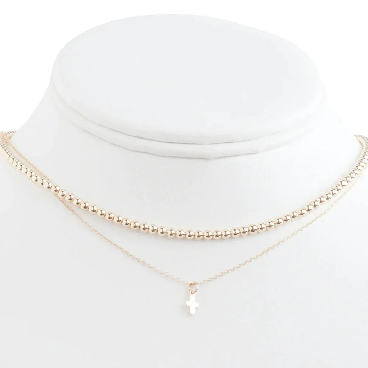 17" Choker Classic Gold-3mm Bead