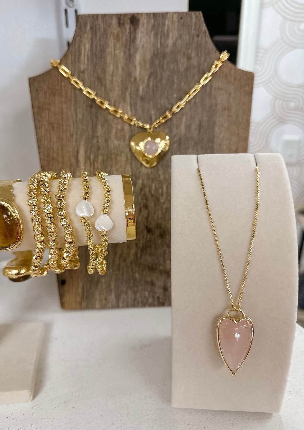 Easton Elle Horseshoe Heart Necklace