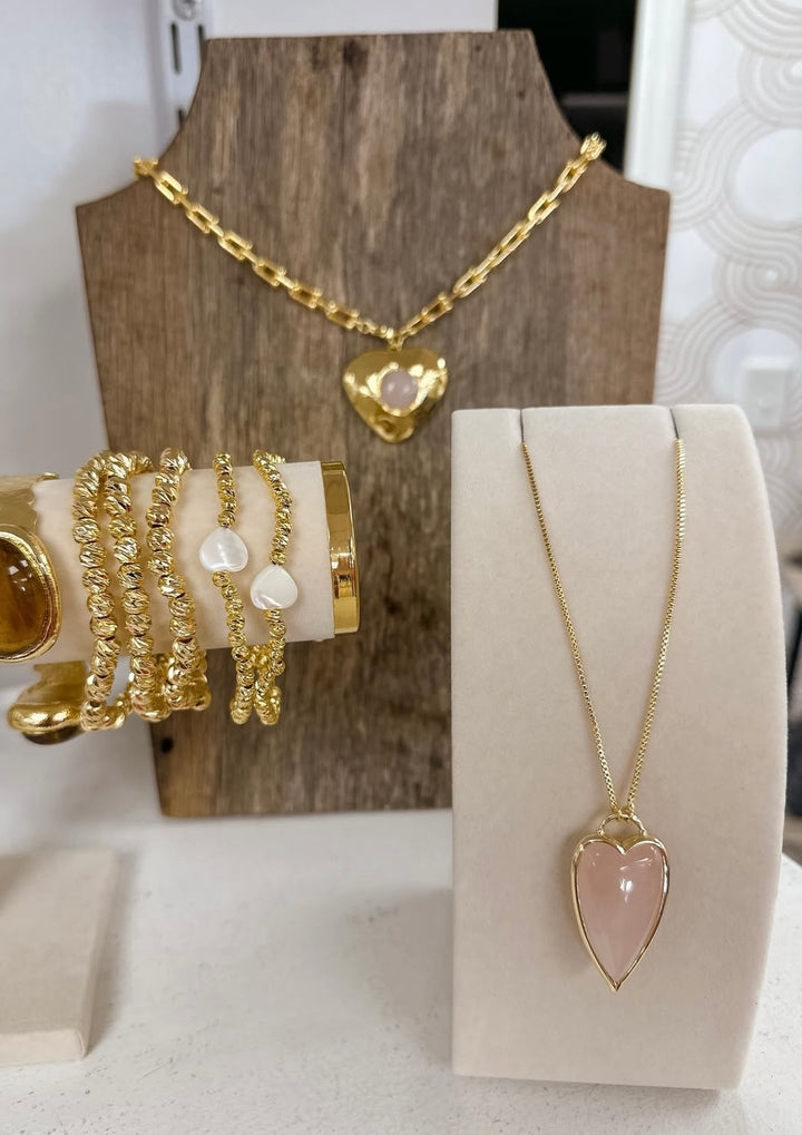 Easton Elle Horseshoe Heart Necklace