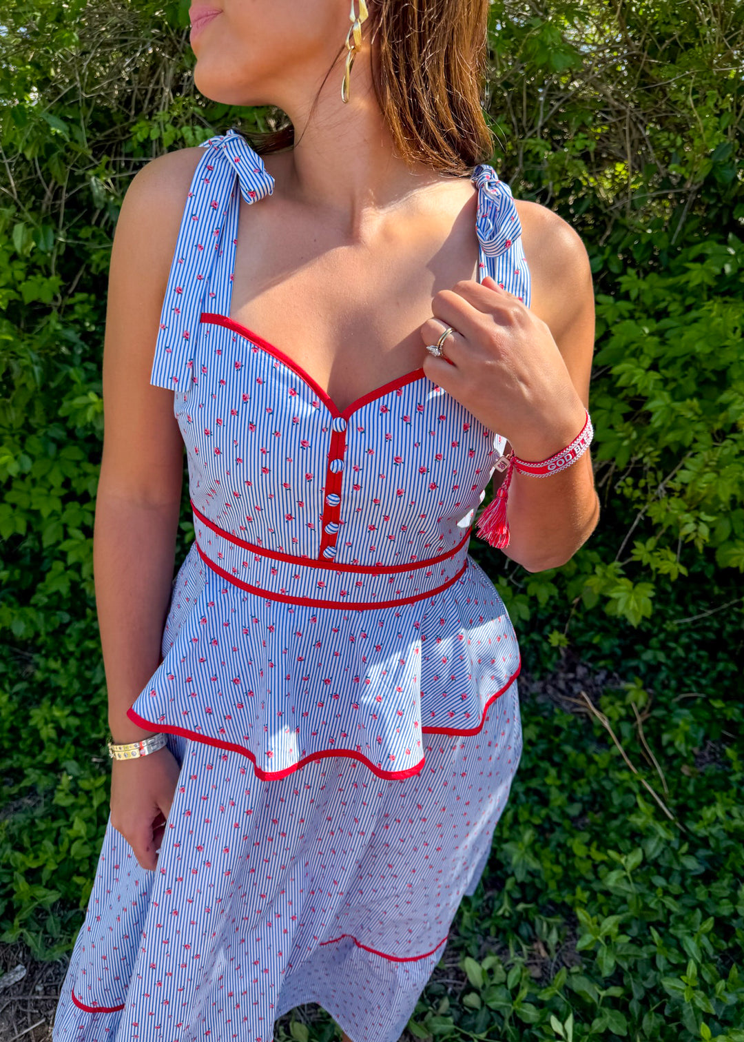 Maya Floral Midi Dress